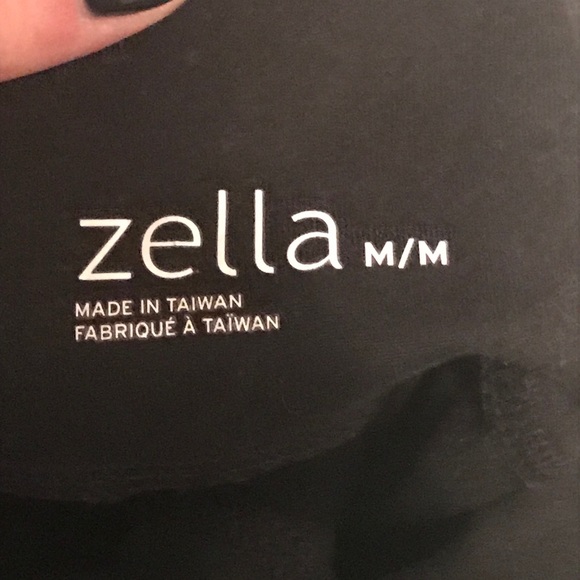 Zella Mesh Black Leggings - Picture 4 of 4